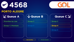 Layout em inglês com 3 filas